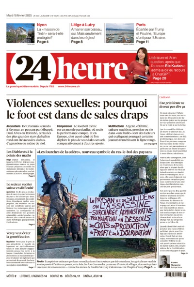 Dernière édition du journal 24 heures