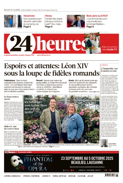 Dernière édition du journal 24 heures