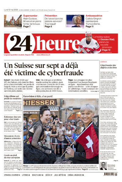 Dernière édition du journal 24 heures