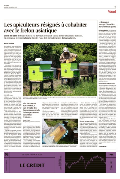 Dernière édition du journal 24 heures