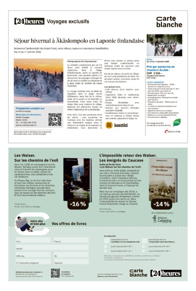 Dernière édition du journal 24 heures