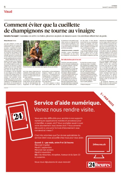 Dernière édition du journal 24 heures