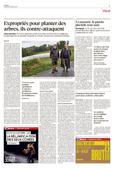 Dernière édition du journal 24 heures