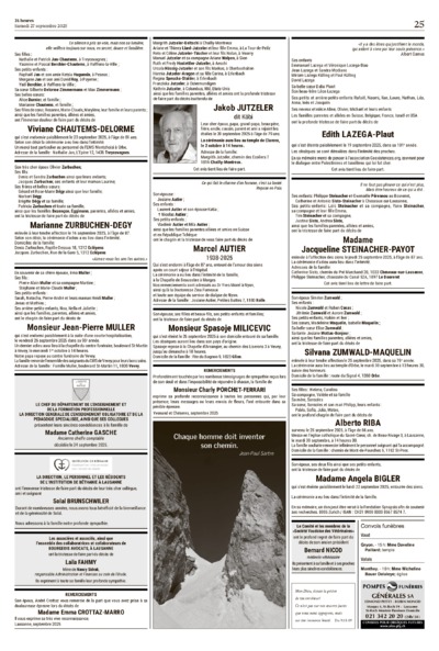 Dernière édition du journal 24 heures