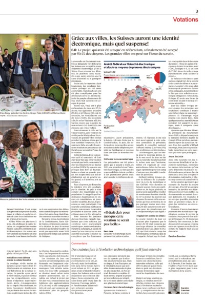 Dernière édition du journal 24 heures