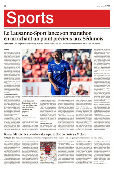 Dernière édition du journal 24 heures