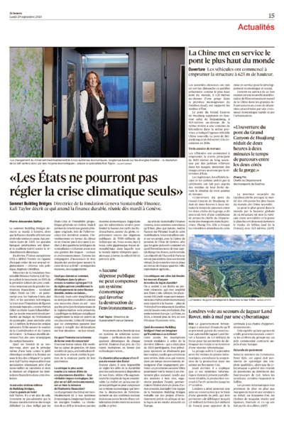 Dernière édition du journal 24 heures