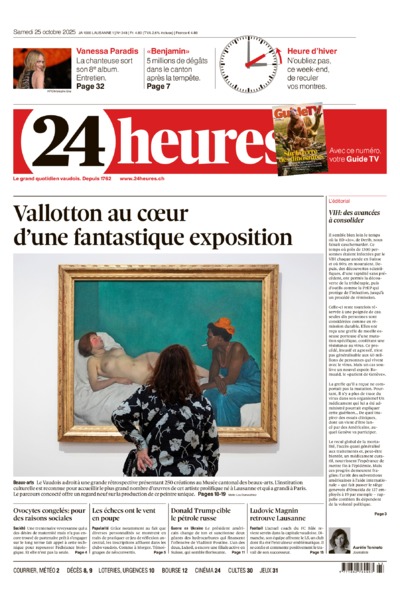 Dernière édition du journal 24 heures