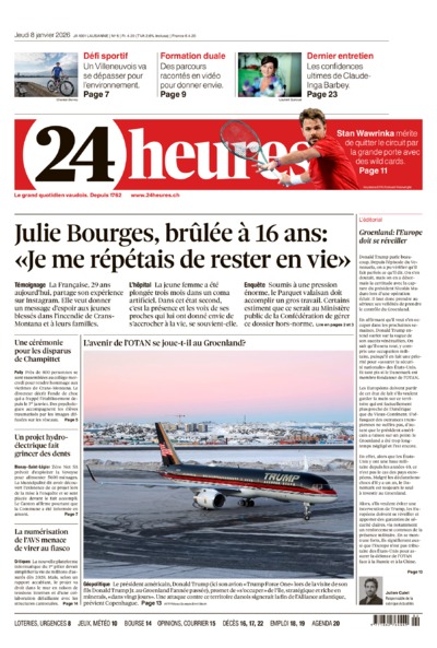 Dernière édition du journal 24 heures