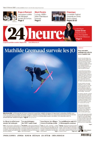 Dernière édition du journal 24 heures
