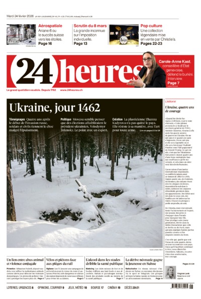Dernière édition du journal 24 heures
