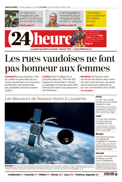 Dernière édition du journal 24 heures
