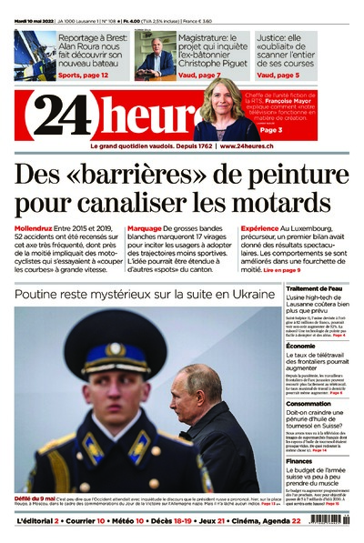 Dernière édition du journal 24 heures