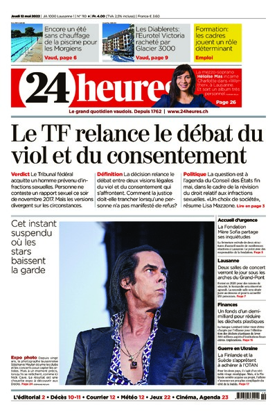 Dernière édition du journal 24 heures