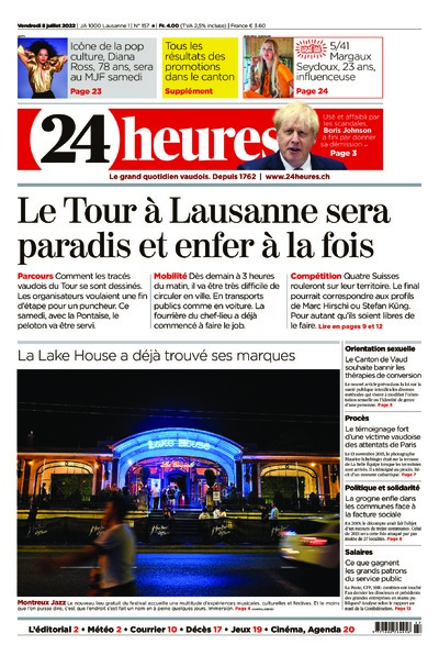 Dernière édition du journal 24 heures