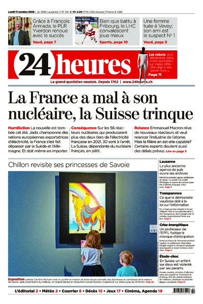 Dernière édition du journal 24 heures