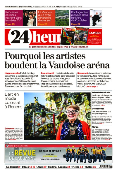 Dernière édition du journal 24 heures