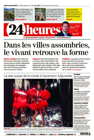 Dernière édition du journal 24 heures