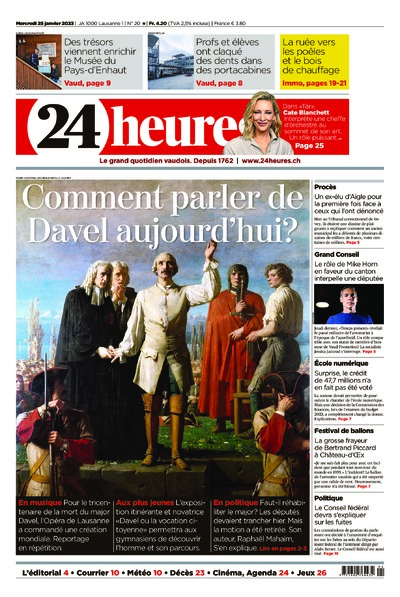 Dernière édition du journal 24 heures