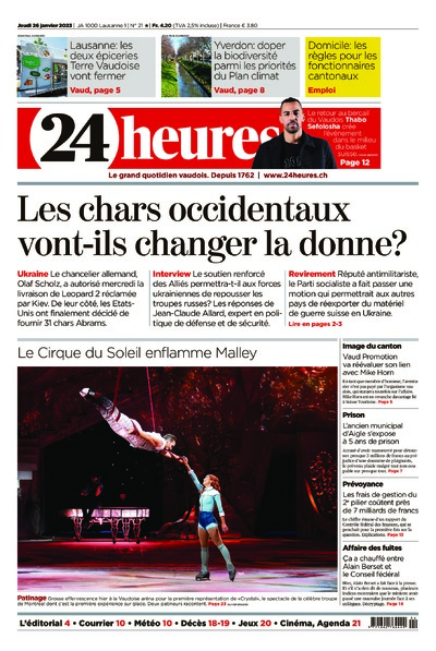 Dernière édition du journal 24 heures