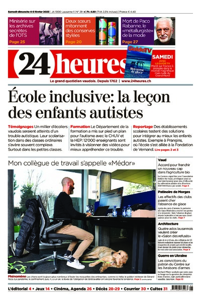 Dernière édition du journal 24 heures