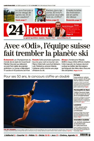 Dernière édition du journal 24 heures