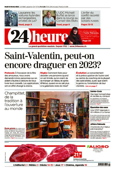 Dernière édition du journal 24 heures