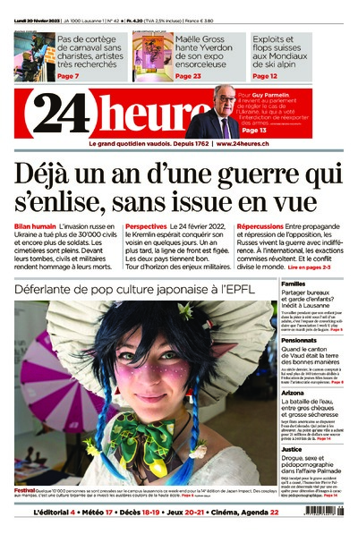 Dernière édition du journal 24 heures