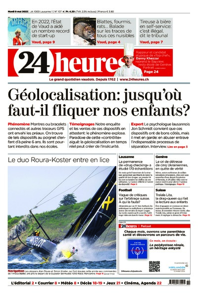 Dernière édition du journal 24 heures