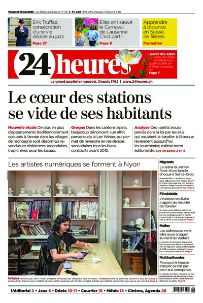 Dernière édition du journal 24 heures