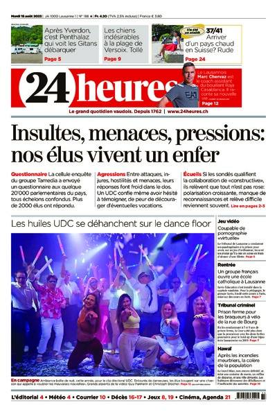 Dernière édition du journal 24 heures