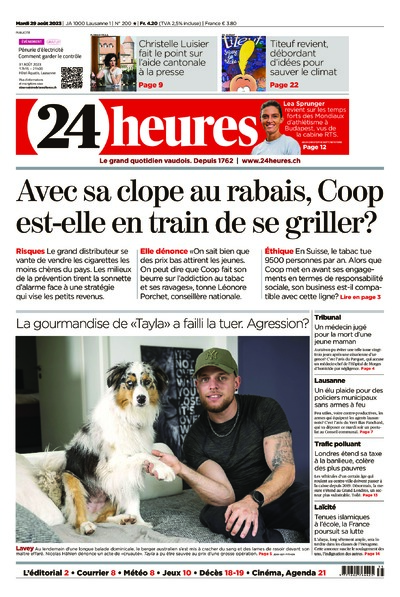 Dernière édition du journal 24 heures