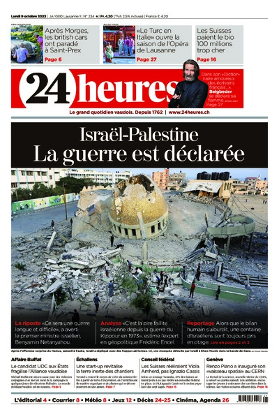 Dernière édition du journal 24 heures