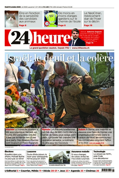 Dernière édition du journal 24 heures