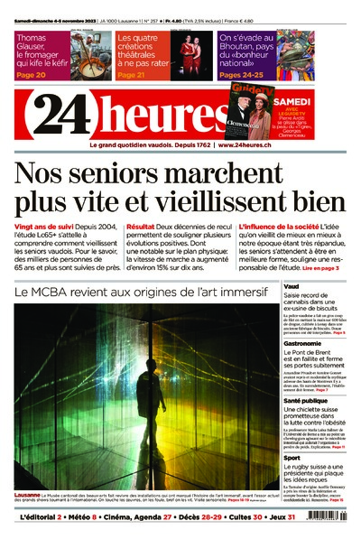Dernière édition du journal 24 heures