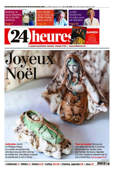 Dernière édition du journal 24 heures
