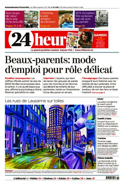 Dernière édition du journal 24 heures