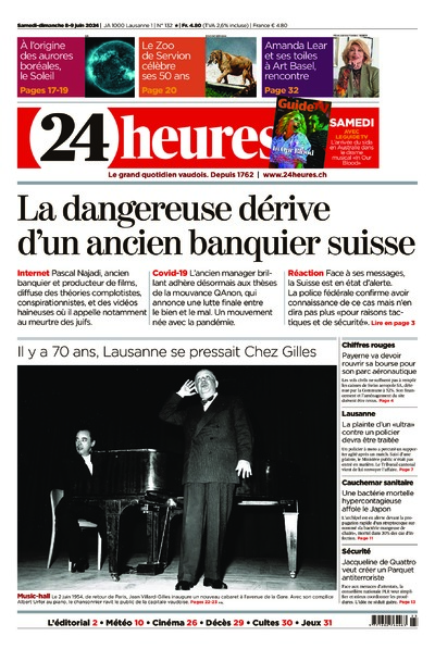 Dernière édition du journal 24 heures